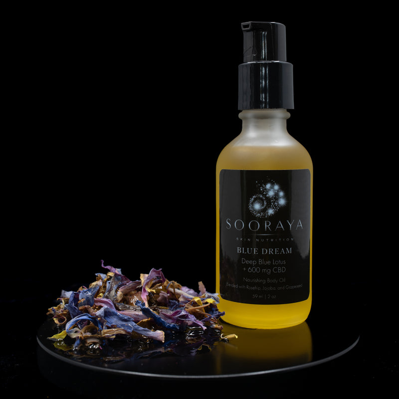 Blue Dream - Deep Blue Lotus + CBD Nourishing Body Oil